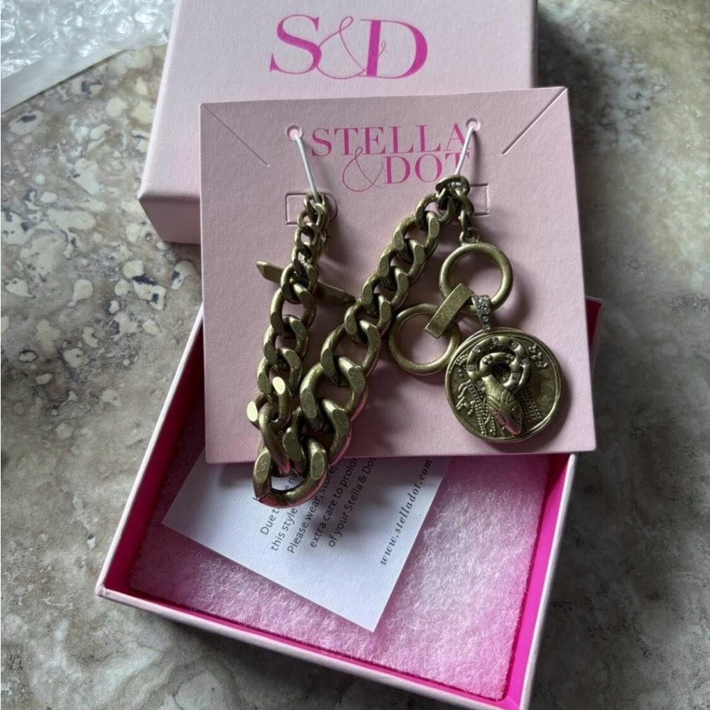 Stella & Dot Heritage Coin Charm Bracelet